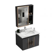 Vanity & Faucet & Mirror Cabinet