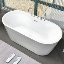 Baignoire avec Ensemble de 5 Pièces en Argent