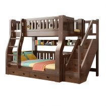 Bunk Bed&Drawer&Mattress x 2&Bookshelf&Ladder Cabinet&Ladder