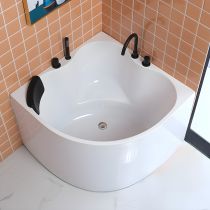 Vasca da Bagno + Set Quattro Pezzi Nero