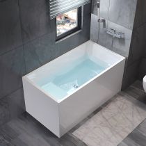 Tub with Wall Mounted Faucets