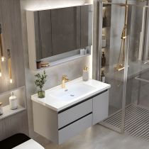 Mueble de lavabo + grifo +espejo