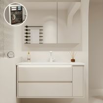 Mueble de lavabo + grifo +espejo