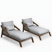 Chaise longue x 2