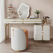 Makeup Vanity & Mirror & Stools