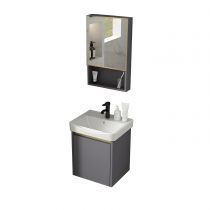 Vanity & Faucet & Mirror Cabinet