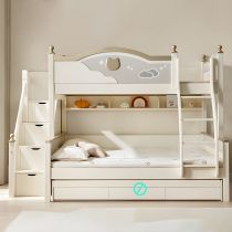 Kids Bed & Ladder & Ladder Cabinet