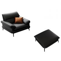 1-Seater Sofa with Ottoman