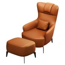 Accent Chair with Ottoman