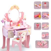 Schminktisch & Exquisite Accessoires & Stuhl