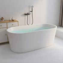 Tub with Wall Mounted Faucets