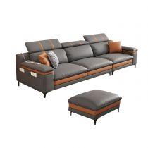 3-Seater Sofa with Ottoman