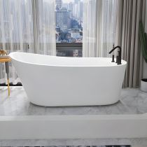 Tub with Deck Faucets