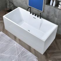 Tub with Deck Faucets