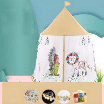 Playtent & Cotton Pad & Star Light & Animal Flag & Clip