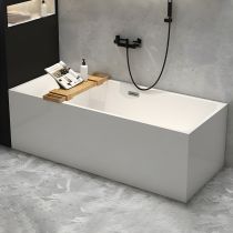 Tub with Wall Mounted Faucets