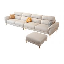 4-Seater Sofa with Ottoman