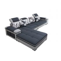 3-Sitzer-Sofa mit Chaiselongue