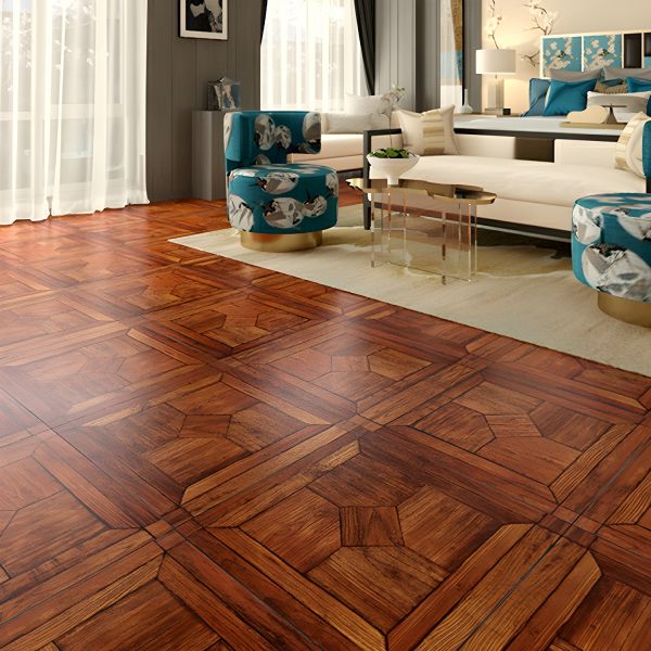 Vintage Style Square Click Lock Laminate Flooring Scratch