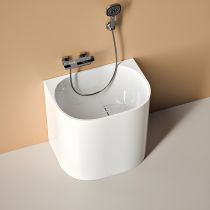 Vasca da Bagno & Rubinetto Grigio Pistola