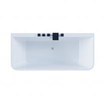 Vasca da Bagno + Set 5 Pezzi Nero