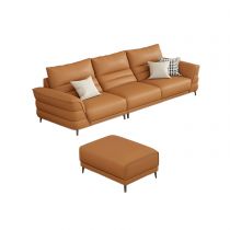 3-Sitzer-Sofa mit Ottomane