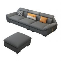 3-Sitzer-Sofa mit Ottomane