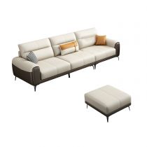 3-Sitzer-Sofa mit Ottomane