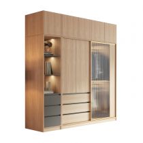 Kleiderschrank & Seitenschrank & Oberschrank