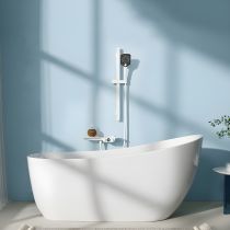 Bathtub & Freestanding Faucet (Wall Water Inlet)