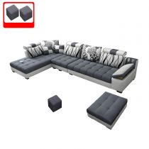 2-Seater Sofa &  1-Seater Sofa & Chaise Lounge & Ottoman