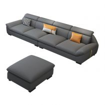 4-Sitzer-Sofa mit Ottomane