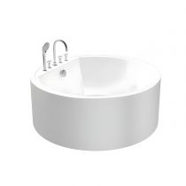 Baignoire avec Ensemble de 5 Pièces en Argent