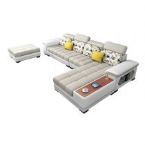 2-Seater Sofa &  1-Seater Sofa & Chaise Lounge & Ottoman