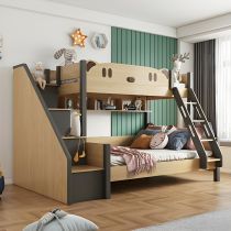 Kids Bed & Bookshelf & Ladder & Ladder Cabinet