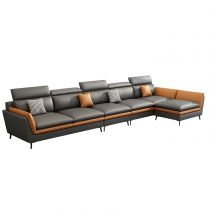 2 Loveseats & 1-Seater Sofa & Chaise Lounge