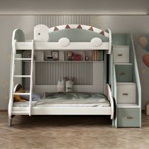 Bunk Bed & Mattress & Bookcase & Ladder & Ladder Cabinet