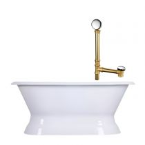 Vasca da bagno+kit di scarico