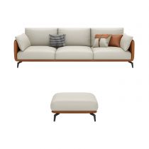 3-Seater Sofa with Ottoman