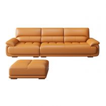 3-Sitzer-Sofa mit Ottomane