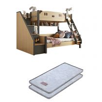 Kids Beds & Bookshelf & Ladder & Ladder Cabinet & Mattress