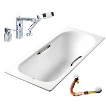 Wanne mit Deck Wasserhähne