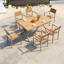 Table & 6 Chaises