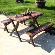 Table & 2 Benches