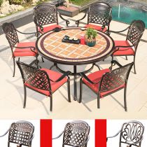 Tafel & 6 stoelen