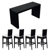 Table & 4 Chaises