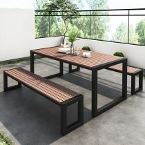 Table & 2 Benches