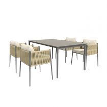 Table & 4 Chaises