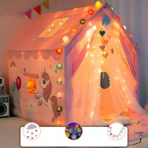 Playtent & Cotton Ball Light & Bunting