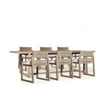 Table & 6 Chaises